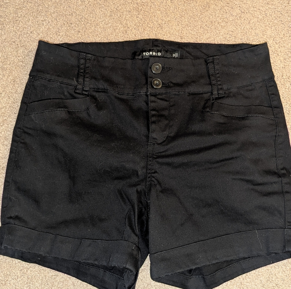 Torrid Black Shorts